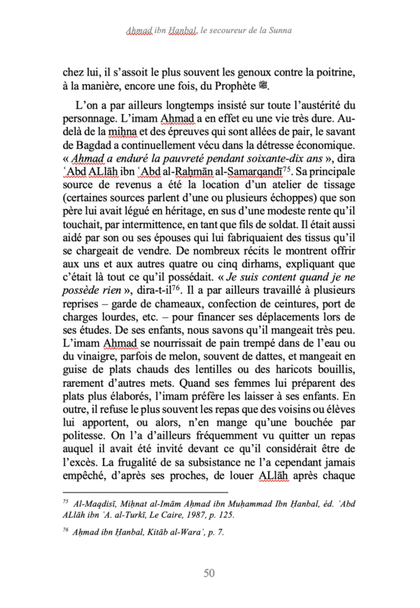 Ahmad Ibn Hanbal : le secoureur de la Sunna - Renaud K. - Sarrazins – Image 6