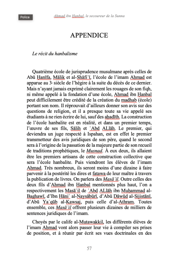 Ahmad Ibn Hanbal : le secoureur de la Sunna - Renaud K. - Sarrazins – Image 7