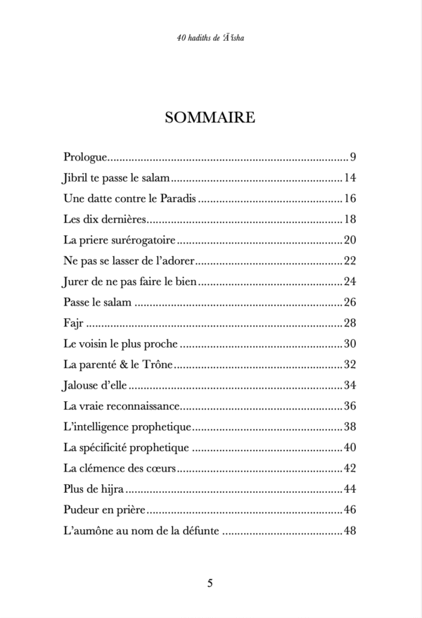 40 hadiths sur ʿĀʾisha (avec commentaires) - Anissa – Image 3