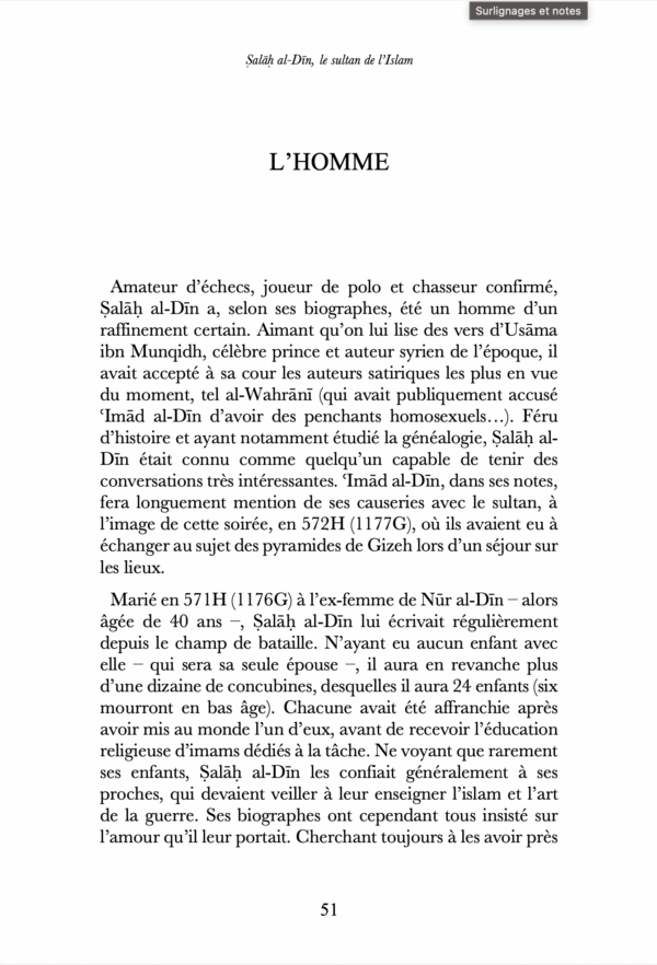 Salah al-Din, le sultan de l'Islam - Renaud K. - Sarrazins – Image 7